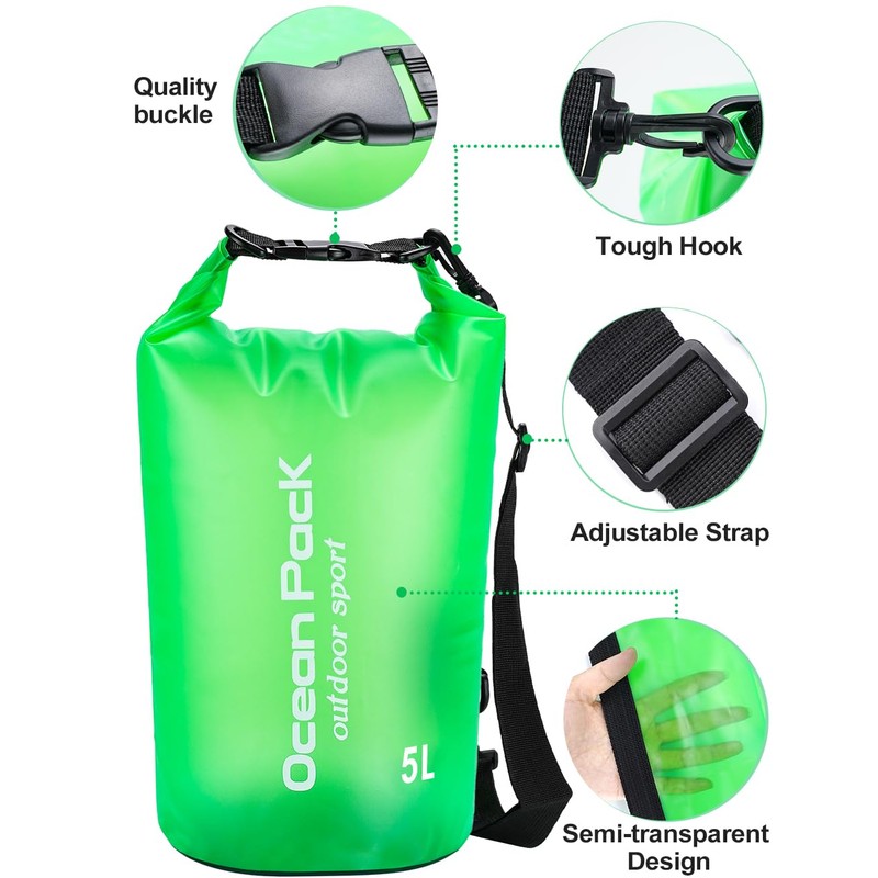 Henrycares Dry Bag, Green, Fashion