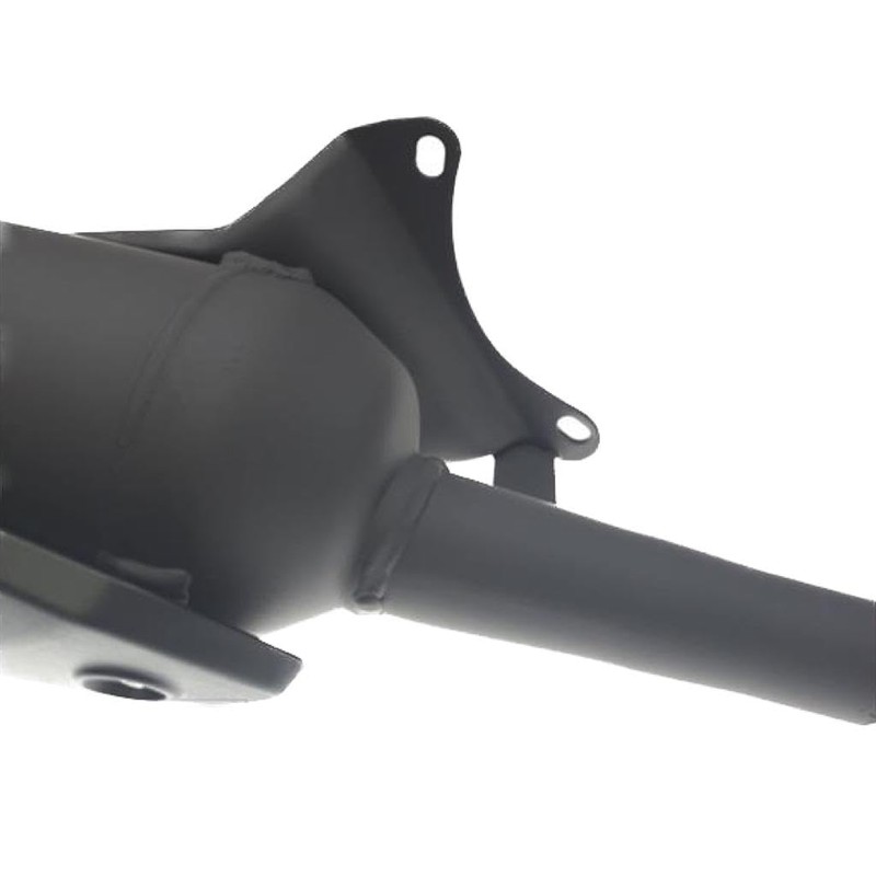Silent Pro Exhaust Black - Suitable for Piaggio NRG, Zip,