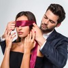 Whaline 2 Pack Satin Eye Cover Silk Sleeping face Cover