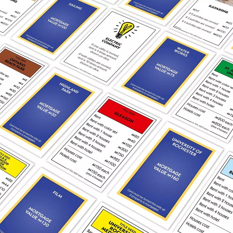 Top Trumps USA Rochester, NY Monopoly Board Game