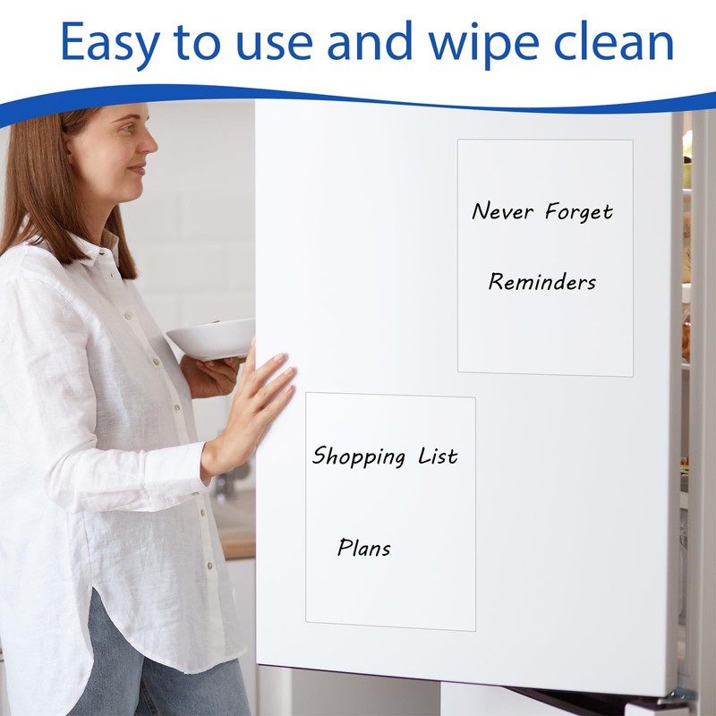 Clear Dry Erase Board Sticker Paper, 10 Sheets of A4