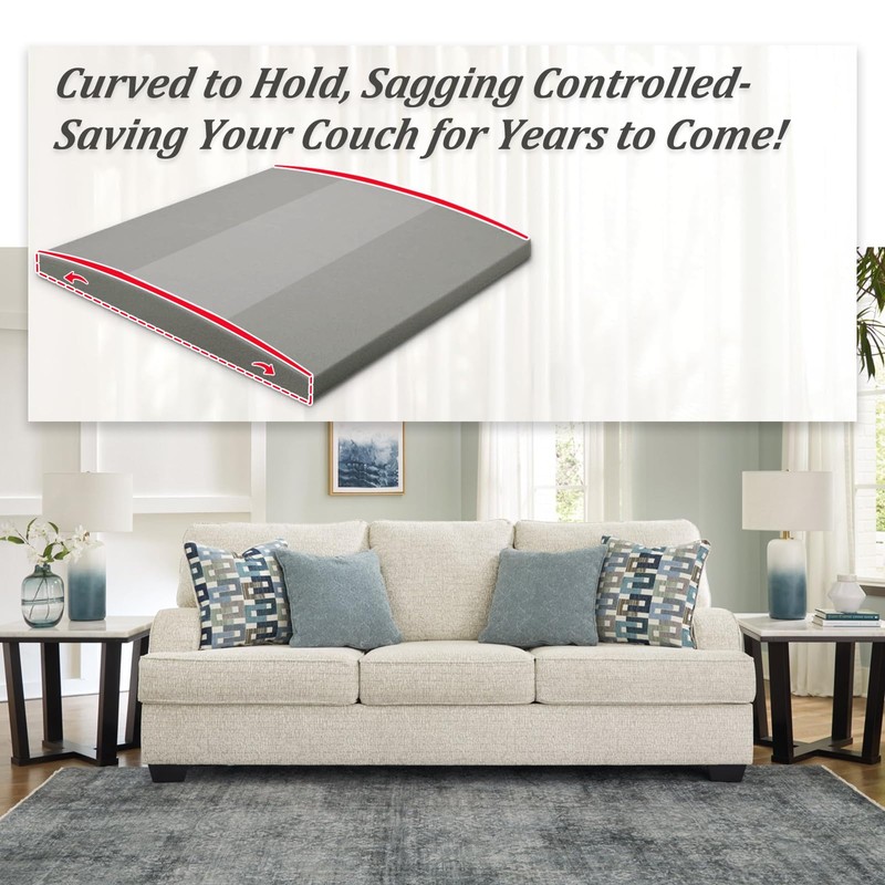 HAVARGO Couch Cushion Support High Density Foam 24X24X2.4 Inches Sofa