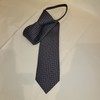 Zen 대구백화점 젠 자가드 패턴 지퍼 넥타이(MAJA80-515BK) Daegu Department Store Zen JaGuard Pattern Zip Tie (MAJA80-515BK)