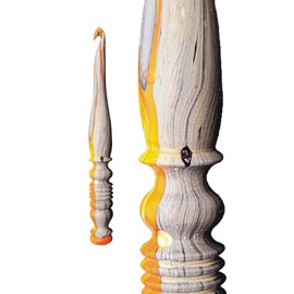 Wooden Crochet Hooks - Handcrafted Soft Handle Crochet Hooks Knitting Needle - Crochet Hook Set Needles for Crocheting Craft - Premium Knitting & Crochet Supplies (4.5mm)