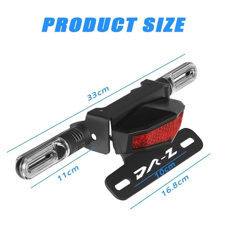Janice Fender Eliminator Short Tail Tidy LED Integrated Brake Lights