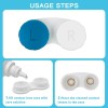 16 Pack Contact Lens Case Box, Mini Contact Lens Case,