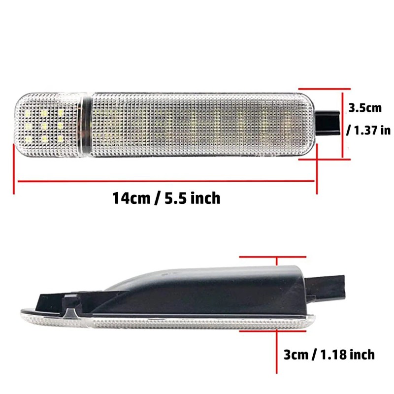 Unbranded 2X White LED Door Panel Courtesy Light For Chevy