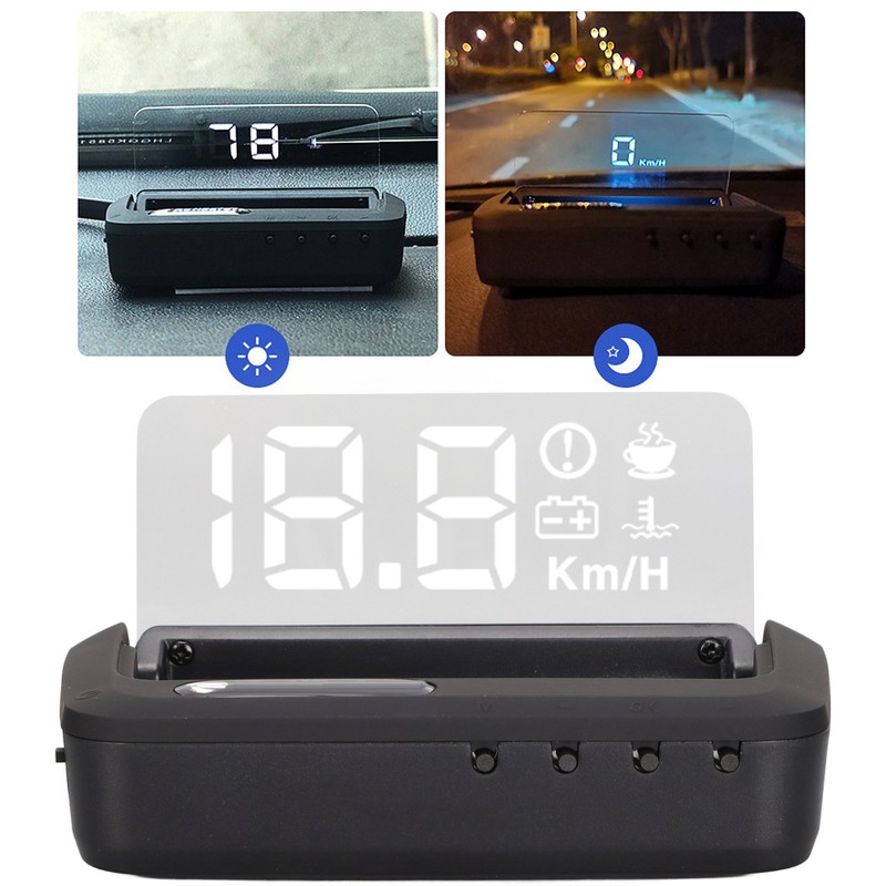 Car HUD Display Multifunction 3D Reflection Windshield Screen Projector for