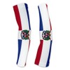 ScudoPro Dominican Republic Flag Compression Arm Sleeves UV Protection Unisex