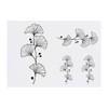 4 x 'Ginkgo Biloba Leaf' Temporary Tattoos - Water Resistant,
