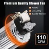Criditpid GZ550 GZ552 EP62-1 Replacement Fireplace Blower Fan for Continental,
