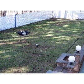 Luxury Volleyball Volleyball Boundary, Adjustable 30' x 60'. 2-Inch Court Line.