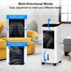 KOTEK Evaporative Cooler w/Fan & Humidifier, 7.5H Timer, 3 Wind