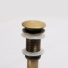 KUNGYO Un-slotted Basin Waschtischarmatur Push Pop Up Click Clack Maker