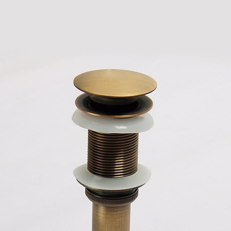 KUNGYO Un-slotted Basin Waschtischarmatur Push Pop Up Click Clack Maker