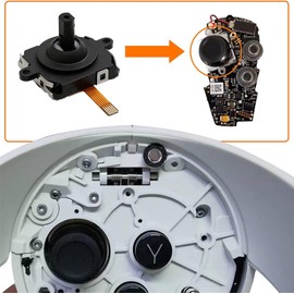 2PCS Joystick Replacement Compatible for Oculus Quest 2 Controller Joystick Analog Thumb Stick Repair Kit Compatible for Meta Quest 2 Controller Accessories