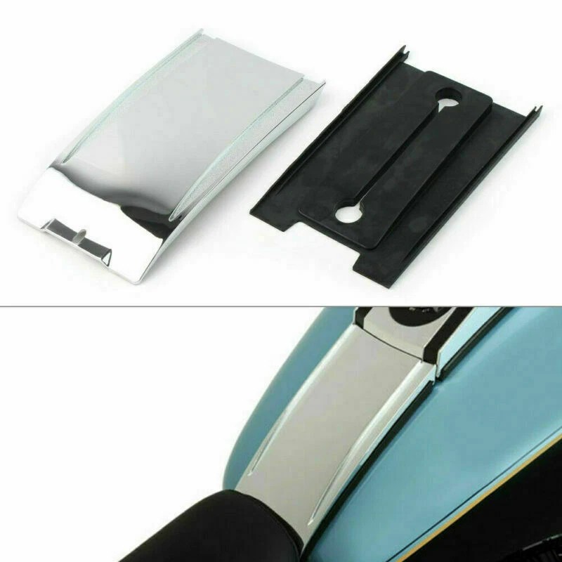 Unbranded CHROME LOWER DASH TANK PANEL FIT FOR HARLEY SOFTAIL