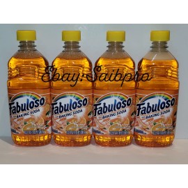 Fabuloso Lot Of 10 Fabuloso with Baking Soda Multi-Purpose Cleaner Orange 16.9 oz