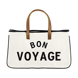 Santa Barbara Designs Canvas Tote - Bon Voyage