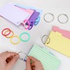 EOPUOZS Index Cards, Flashcard Box with 200 Colourful Thickened Lined