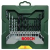 Bosch Accessories Bosch 15-Piece Mini X-Line Twist Drill Mixed Set