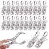 Tanstic 20Pcs 5.1 Inch Stainless Steel Greenhouse Clamps Garden Clips