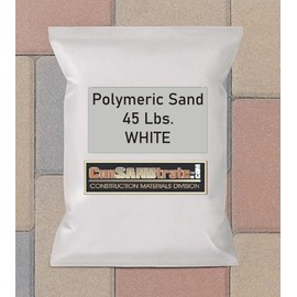 Consandtrate Polymeric Sand for Concrete Paver Joints up to 2" (White, 45 Lbs)