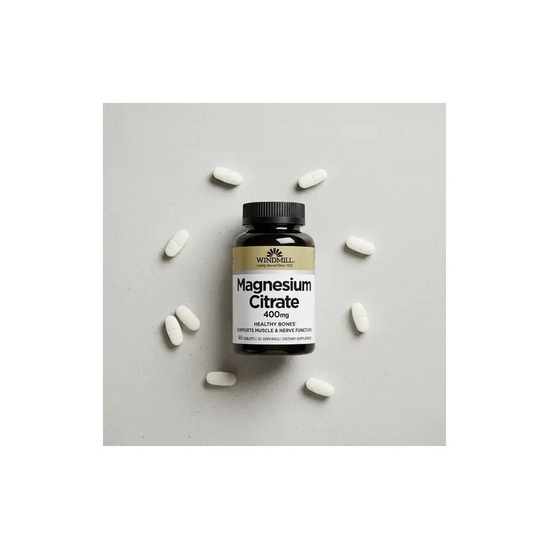 Citrato Magnesio Windmill 400mg Tabletas