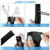 YIUTERA Organizador de Cables, Manguitos de Cable Cubre Cables Protector