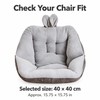 Rabbit Ear Seat and Back Cushion - Polyester Fabric with