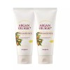 Argan Oil 아르간오일 실크 플러스 헤어 마스크팩 2개 [(1+1) 라이스 마스크 워시 오프] Argan Oil Silk Plus Hair Mask Pack 2 Pieces [(1+1) Rice Mask Wash Off]