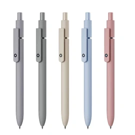 erofa 5 PCS Zennyth Gel Pens Quick Dry Fine Point Premium Retractable Rolling Ball Black Ink Smooth Writing Pens for School Office (Morandi)