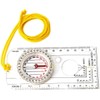 Outdoor Baseplate Ruler Map Scale Compass Hiking Explorer Compass with