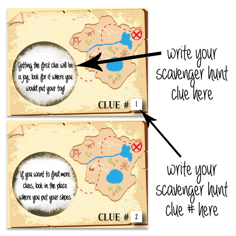 Make Your Own DIY Treasure Map Scavenger Hunt Scratch Off