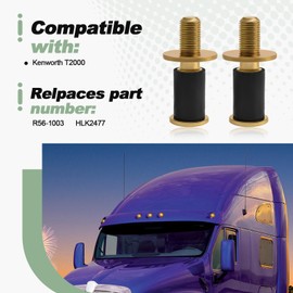 2 PCS Cab Door Latch Striker Bolt Compatible with Kenworth T2000 Truck Replace R56-1003 HLK2477