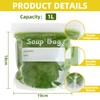 WRAPOK Soup Freezer Bags Reusable Liquid Storage Bag Ziplock Sauce