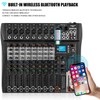 12 Channel Professional audio mixer,Audio Mixer,DJ Mixers with 48V Phantom
