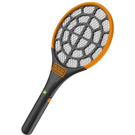 BLACK+DECKER Electric Fly Swatter- Fly Zapper- Tennis Bug Zapper Racket- Battery Powered Zapper- Electric Mosquito Swatter- Handheld Indoor & Outdoor- Non Toxic, Safe for Humans & Pets