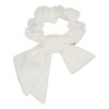 Oz Essentials Hair Bow Scrunchies - White