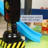 Black Mini Road Safety Signs Traffic Signal Traffic Lights Pretend