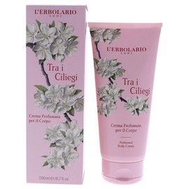 LErbolario L'erbolario perfumed body cream - tra i ciliegi - floral, fruity scent - moisturize and soften delicate skin with cherry blossoms, coconut & cocoa butter - 6.7 oz