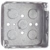 Steel City 52151-1/2 Pre-Galvanized Steel Square Box, 4-Inch Box 1-1/2-Inch Deep