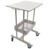 Banfluxion 2-Layer Medical Rolling Cart Mobile Trolley Cart with 4