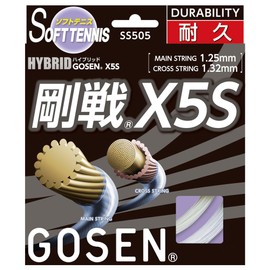 ゴーセン ハイブリッド ゴーセン エックス5S ナチュラル(剛戦X5S) SS505NA