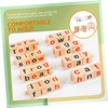 BESPORTBLE Wooden Alphabet Blocks Set for Boys and Girls Rotating