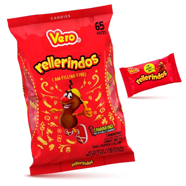 Vero Rellerindos - Tamarind Flavor Hard Candy (65 Units) -