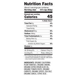 Sonoma Gourmet Heirloom Tomato Pizza Sauce | Made With Fresh Organic Tomatoes & Sweet Basil | Vegan & Gluten-Free | No Sugar Added | 12 Ounce Jars (Pack of 4)