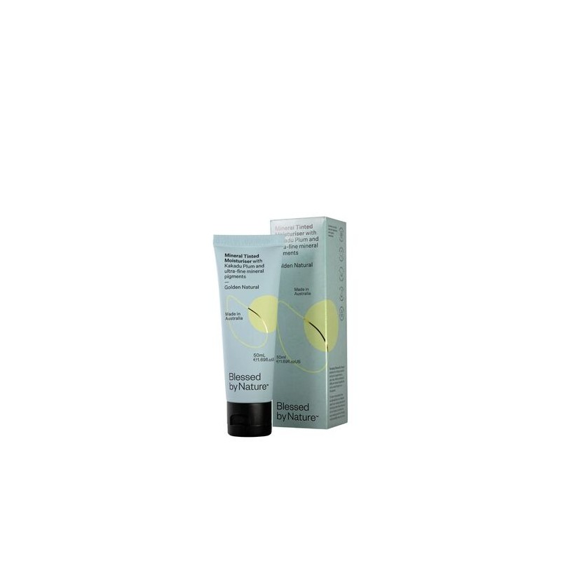 Blessed By Nature Mineral Tinted Moisturiser Golden Natural 50mL