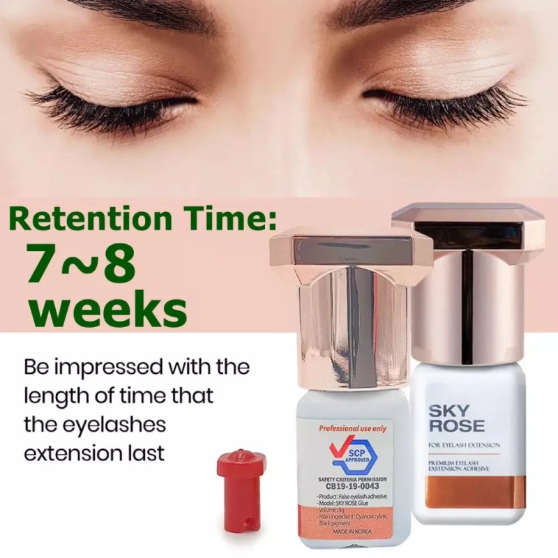 Sky Rose 스카이 로즈 매우 강력한 속눈썹 연장 5ml 2025