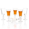 Cordial Glasses,1 OZ Lead-Free Limoncello Glasses, Clear Aperitif Glasses Set